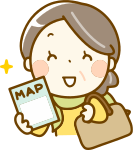 Woman with map